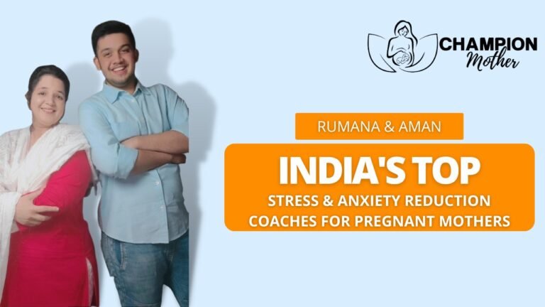 Champion Mother helps pregnant mother to give birth to an iconic baby by getting rid of stress and anxiety