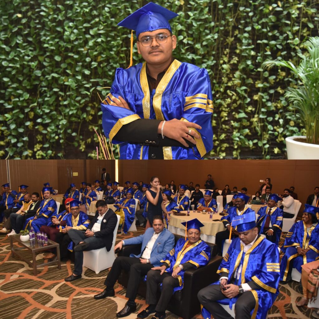 Sudipta Ranjan Sahoo a boy from western odisha recently received Honorary Doctorate/ Honoris Causa D.Litt in Business Management & Entrepreneurship