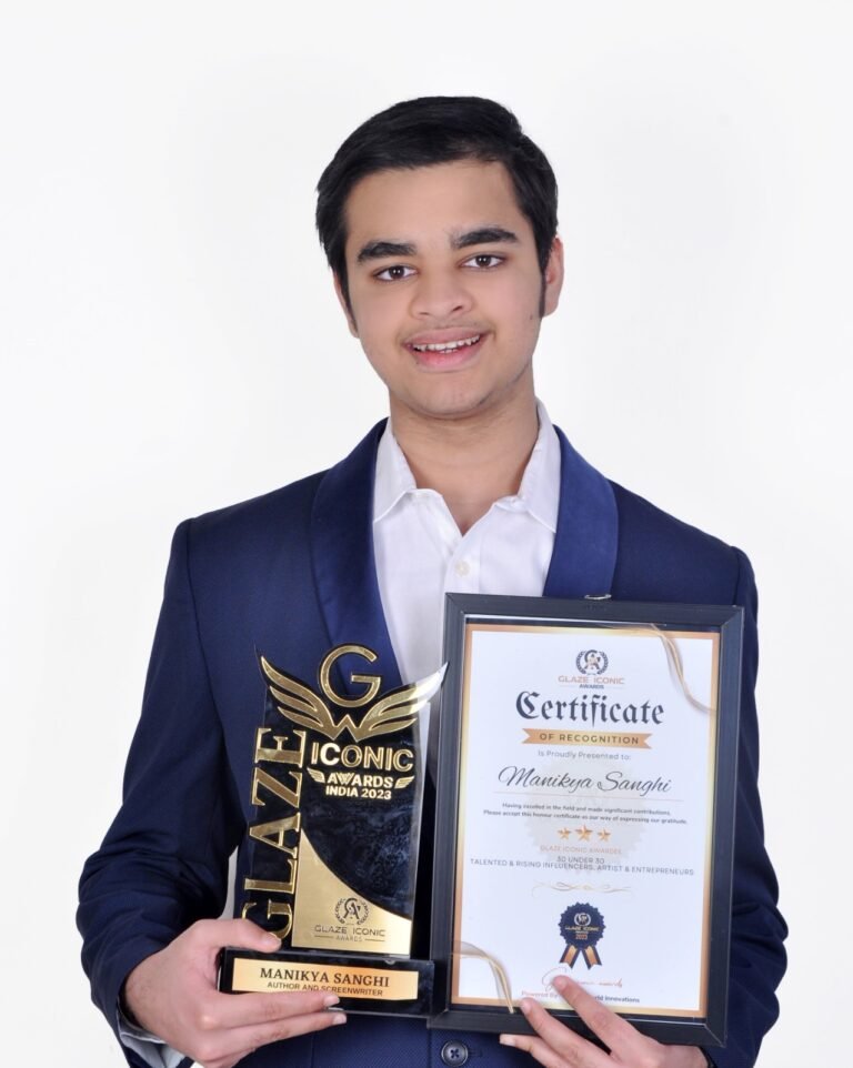 From Child Prodigy Author to World Record Holding Screenwriter: The Inspiring Story of Manikya Sanghi.