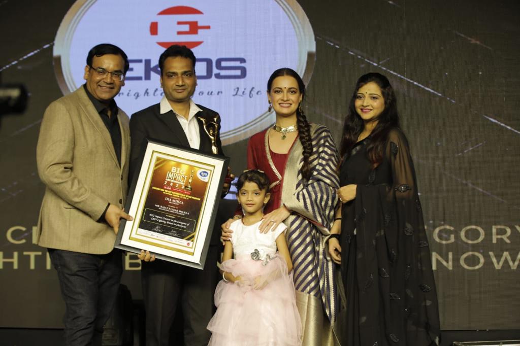 Ekos Shines Bright at the Big Impact Awards in Pune: The Fastest Growing LED Lighting Brand.