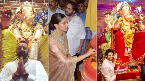 Bollywood Celebrities Welcome Lord Ganesha with Grandeur on Ganesh Chaturthi