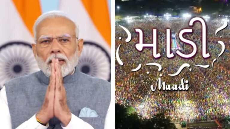"PM Modi Releases New Garba Song 'Maadi' on Navratri, Embracing Festive Rhythms"