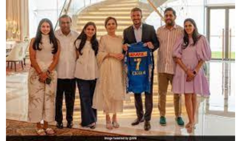 "Ambanis Roll Out the Red Carpet for Football Icon David Beckham's Exclusive Mumbai Visit"