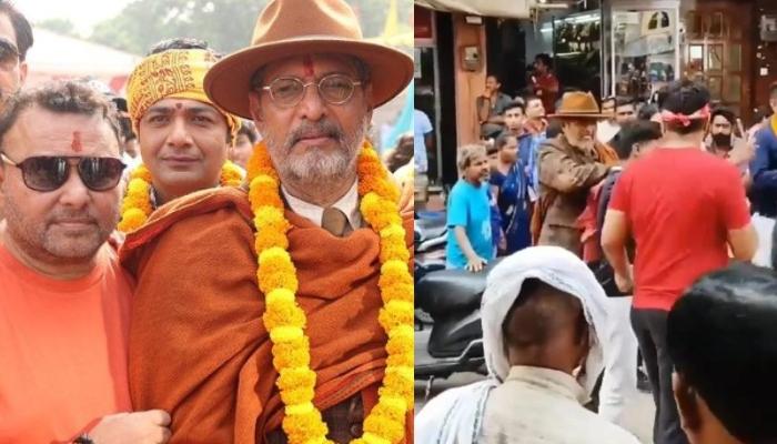 
"Nana Patekar Faces Backlash: Viral Video Shows Actor Slapping Fan Taking Selfie on Film Set in Varanasi"