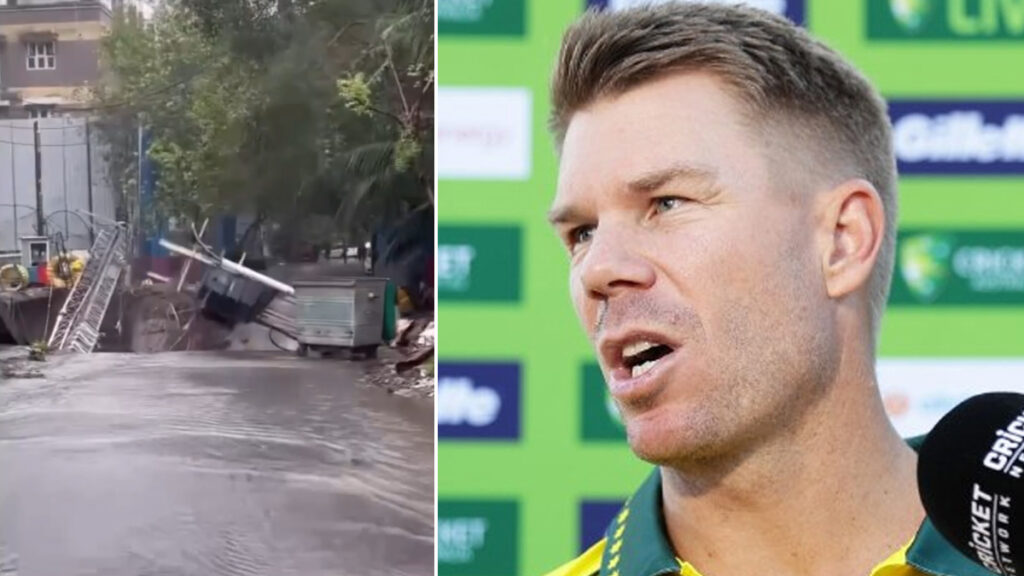 David Warner Expresses Concern for Flood-Affected Chennai, Urges Support in Wake of Cyclone Michaung