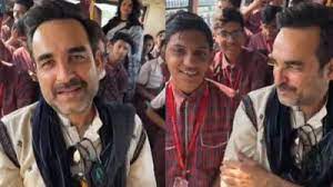 "Pankaj Tripathi Embarks on a Heartwarming Journey with Students to Mumbai's Atal Setu Ahead of 'Main Atal Hoon' Release"