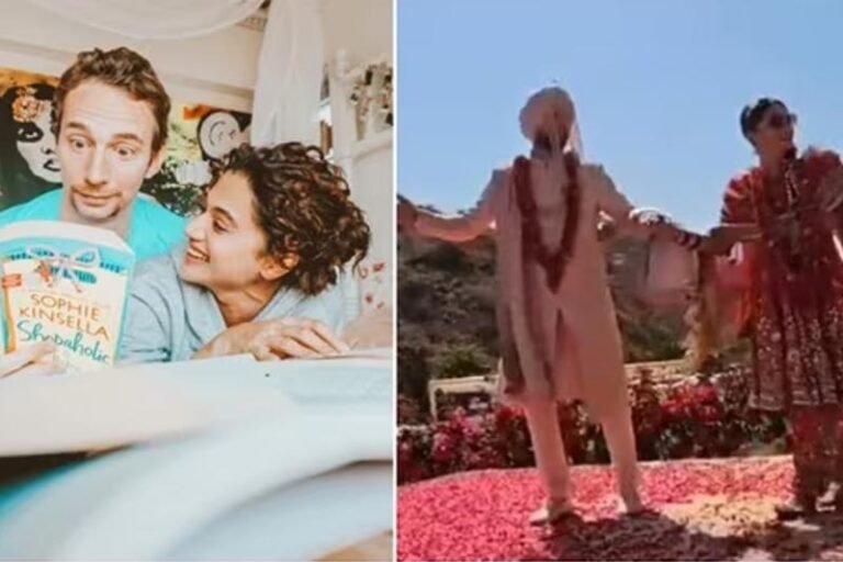 Taapsee Pannu’s Unique Wedding Style: College Friend Designs Bridal Outfits, Ditches Lehenga