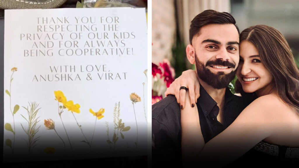 Anushka Sharma and Virat Kohli Thank Media for Respecting Privacy of Their Kids, Send Paparazzi 'Thoughtful Gift'