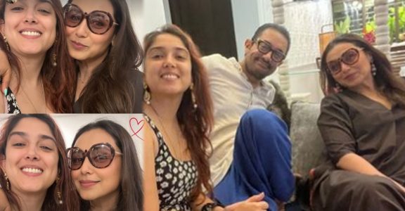 Rani Mukerji Reunites with Aamir Khan and Ira Khan for a Heartwarming Selfie Session