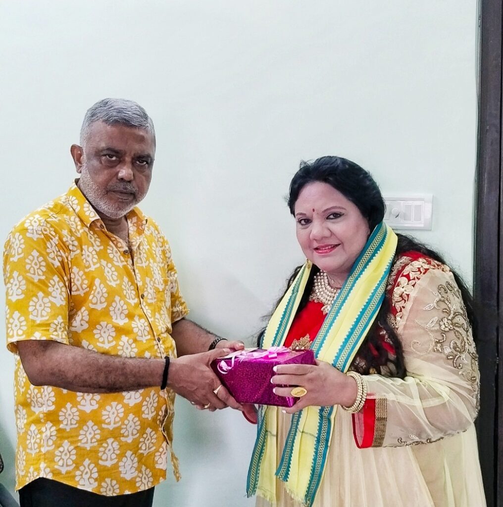 Hon'ble Debasish Kumar Felicitates Actress Papia Rao for Cannes Success