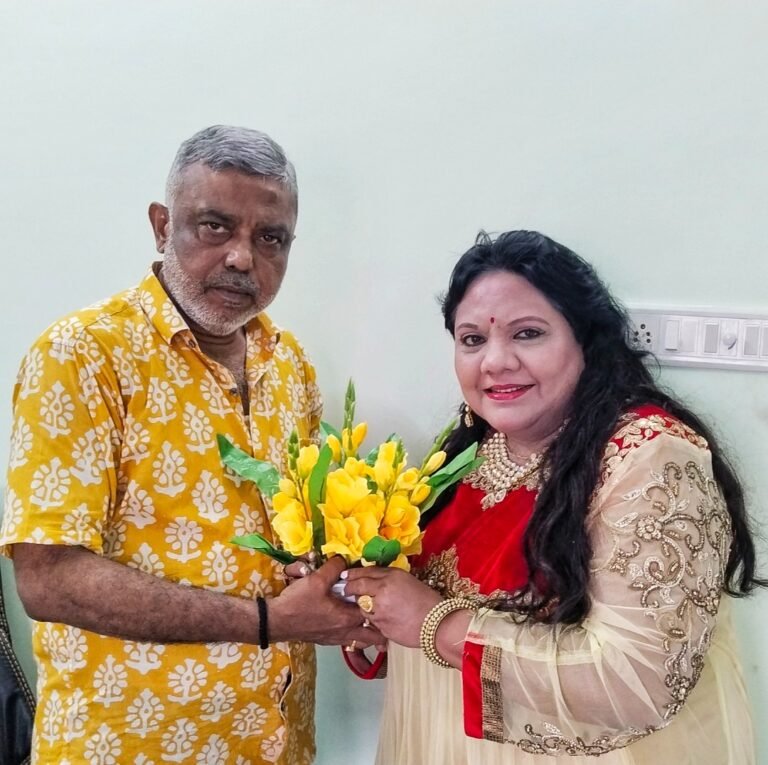 Hon'ble Debasish Kumar Felicitates Actress Papia Rao for Cannes Success