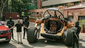 Anand Mahindra Test Drives Futuristic 'Bujji' Vehicle from 'Kalki 2898 AD'