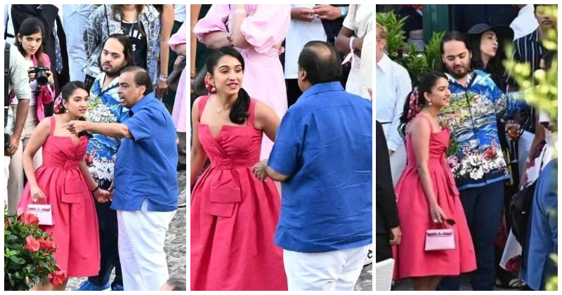 Radhika Merchant Wears Stunning Archival Dior Dress at Pre-Wedding Celebrations in Italy