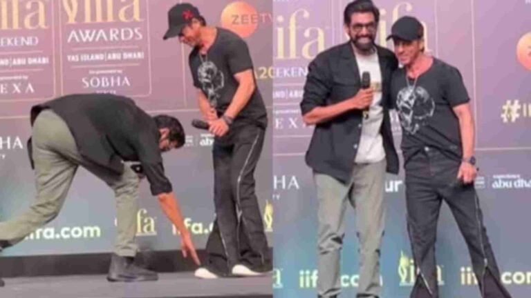 Crazy Viral: Rana Daggubati Touches Shah Rukh Khan's Feet at IIFA Press Conference, His Reaction Melts Hearts