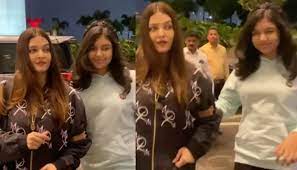 Aishwarya Rai Bachchan Arrives in Abu Dhabi for IIFA Utsavam 2024 With Daughter Aaradhya