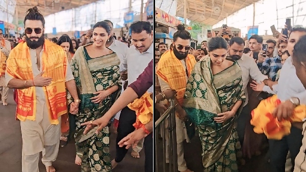 Deepika Padukone Visits Siddhivinayak in Regal Silk Saree Ahead of Welcoming First Child