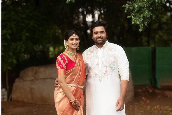 Nara Rohit Engaged to Prathinidhi 2 Co-Star Siree Leela in Hyderabad: Chandrababu Naidu, Balakrishna Attend Grand Ceremony