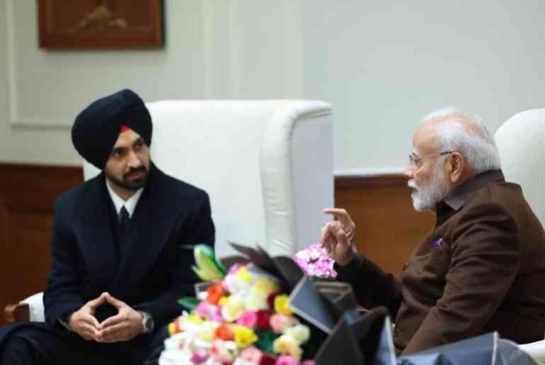 Diljit Dosanjh Rings in 2025 with PM Narendra Modi; Internet Calls It a "Power Duo Moment"