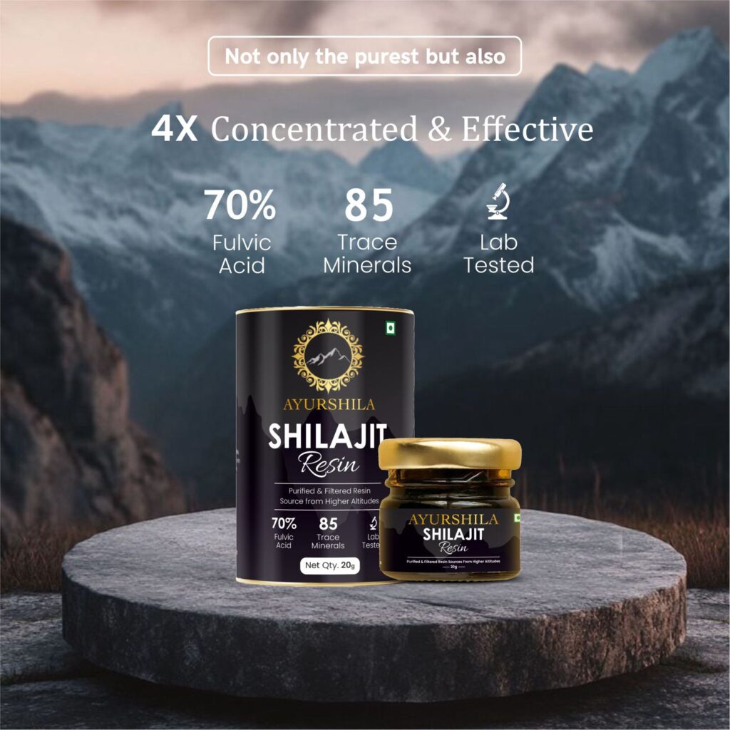 Unlock Peak Vitality Naturally with Ayurshila Shilajit Resin – The Purest Himalayan Energy Source
