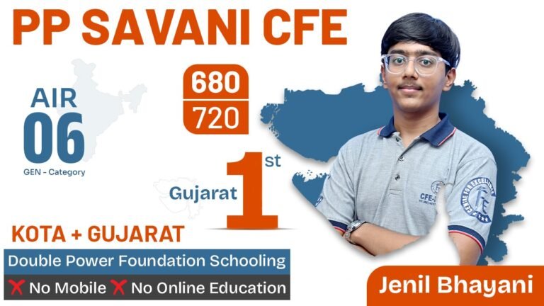Jenil Bhayani Secures Gujarat Rank 1 and All India Rank 6 with 680 Marks - A Quiet Journey of Dedication and Discipline.