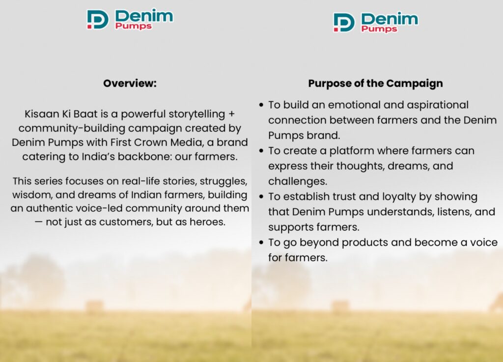 Denim Pumps Launches ‘Kisaan Ki Baat’