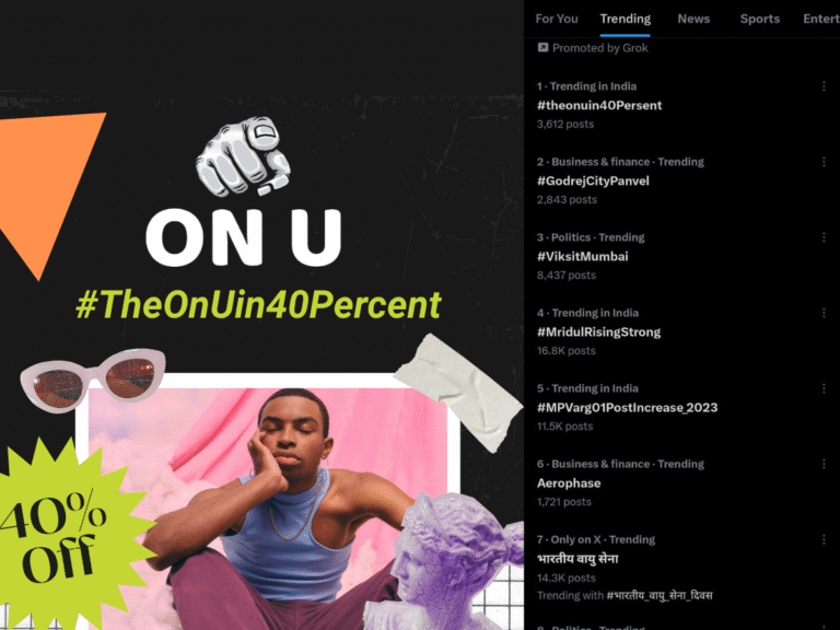 Hashtag TheOnUin40Percent Takes Over Twitter as Pune’s Favorite Fashion Deal