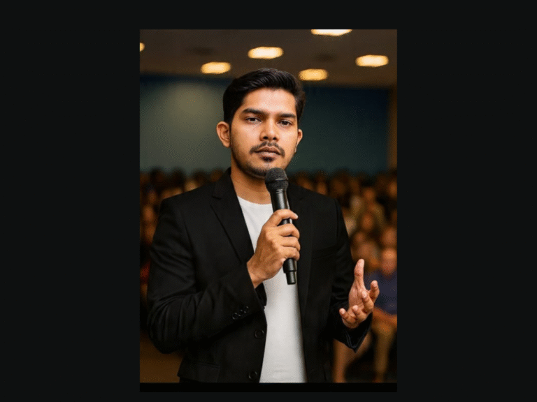Discover Santosh Aaryan, a leading Business Coach, Corporate Trainer & Public Speaking Expert helping professionals grow with confidence and clarity.